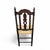 8 ( 2 x armrest ) x Ornate wood / bobbin / wicker Dining Chair / studded chairs Width 50Depth 40Height 110Seat height 48...
