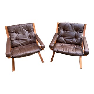 1980s Siesta Chairs by Westnofa - Set of 2 For Sale