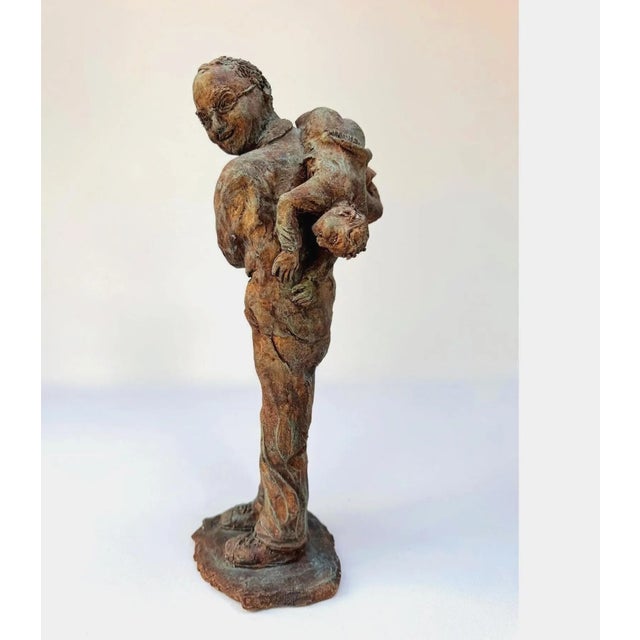 Signed ceramic sculpture by Kay Henkel (1925–2019), a California sculptor and National Sculpture Society member known for...