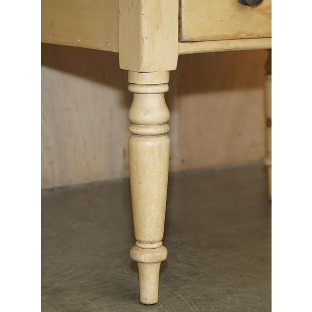 Early 19th Century Antique Georgian Pine Housekeeper's Drawers Sideboard, 1800s For Sale - Image 5 of 18