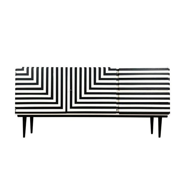 Czechoslovakian Sideboard with Op Art, 1964 For Sale - Image 11 of 11