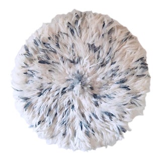 African Gray and White Juju Hat For Sale