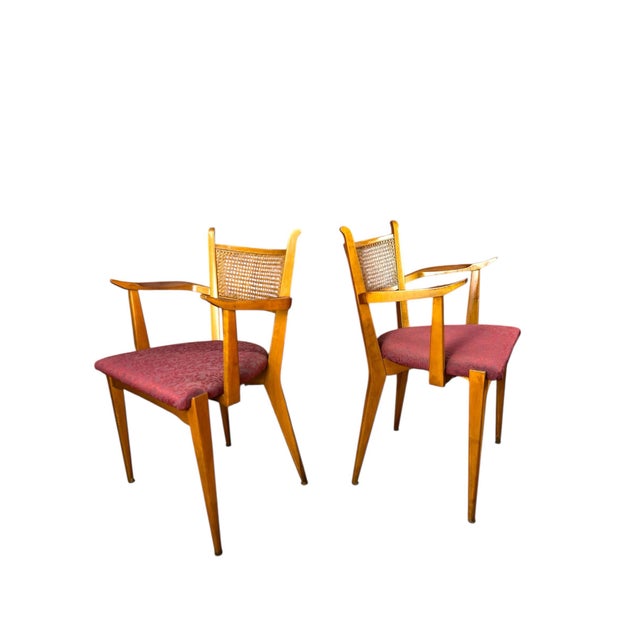 For sale is this very nice set of six vintage chairs, beautifully crafted in Sweden by Edmond Spence. The first few...