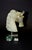 Genuine Emerald Horse Head Bust Statue Natural Gemstone For Sale - Image 10 of 11