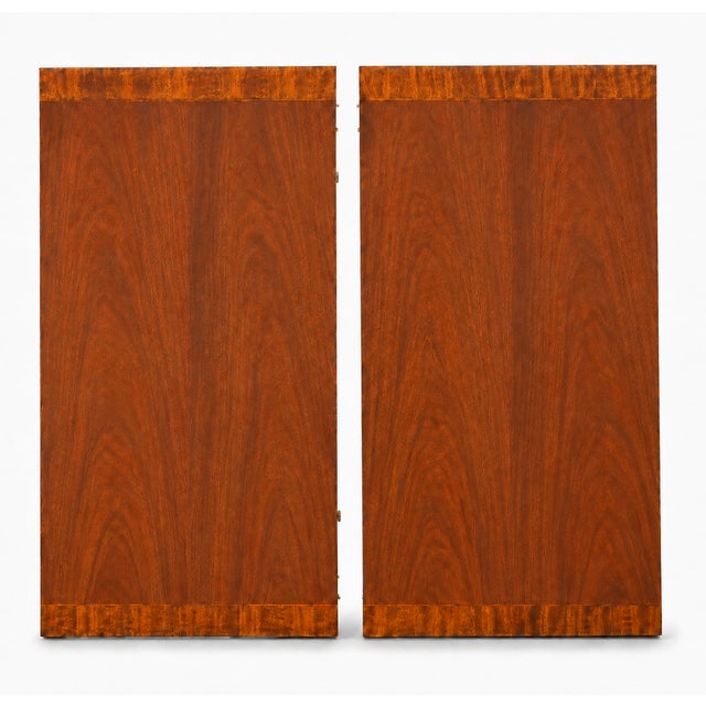 Vintage Henredon Mahogany Double-Pedestal Extension Dining Table For Sale - Image 9 of 10