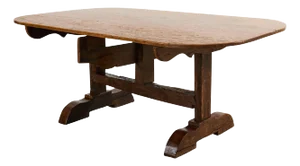19th Century French Pine Tilt Top Vendange Dining Table