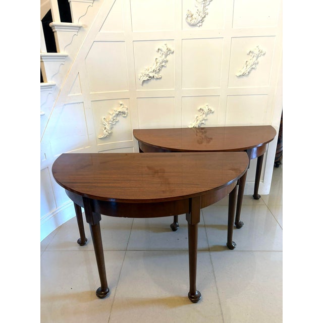 Antique Georgian Figured Mahogany Metamorphic Dining Table, 1780s For Sale - Image 6 of 18