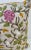 Square Pillow With Purple and White Embroidered Floral Pattern, Made in U K For Sale - Image 4 of 10