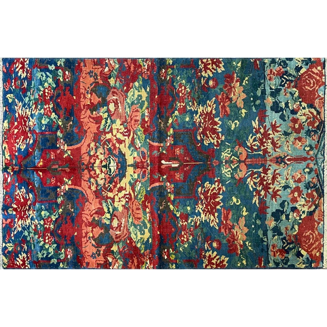 Blue Antique Caucasian Karabagh “Ornament / Ornak-Type” Rug For Sale - Image 8 of 12