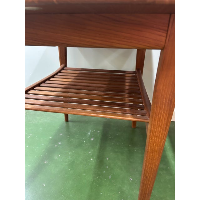 1960s Pair of Danish Modern Tove Edvard Kindt Larsen Teak End Tables For Sale - Image 6 of 9