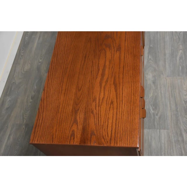 Mid Century Modern Chestnut Credenza For Sale In Boston - Image 6 of 12