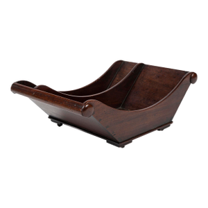 !9th Century English Mahogany Cheese Server
