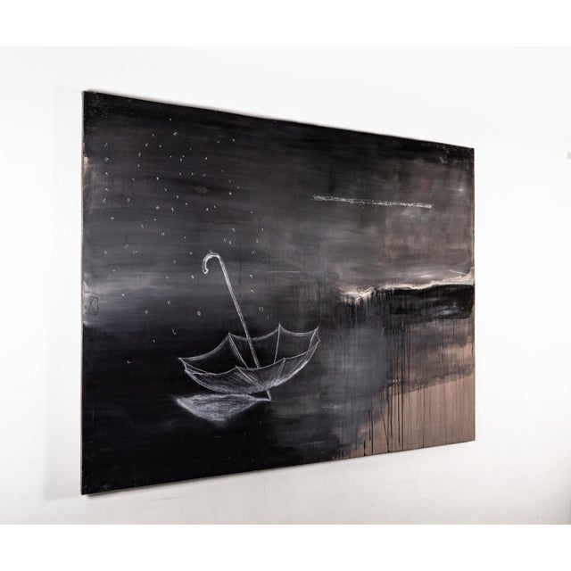 Philip Lorenz, Still Life Composition, 2004, Chalk, Ink & Acrylic on Canvas For Sale - Image 3 of 10