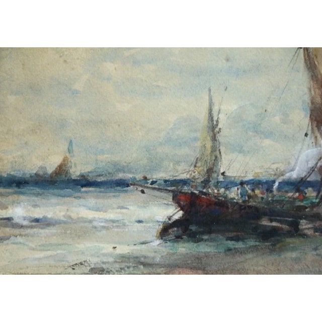 Nautical Oil Painting Edward Aubrey Hunt 1855-1922 Hammer Prices to $53,000 For Sale - Image 4 of 8