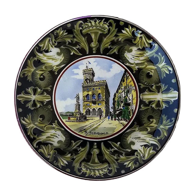 Vintage San Marino Centerpiece from Titano R.S.M. For Sale