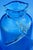 Vintage Bag-Shaped Vases in Sea Blue Murano Glass from Cenedese Glassworks, Italy, 1970s, Set of 2 For Sale - Image 12 of 18