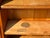 Brown Antique Larkin Oak Bookcase / China Cabinet With Glass Doors & Carvings For Sale - Image 8 of 12