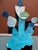 Blue "Pop Music 15" Original Mixed-Media Collage on Paper by Zac Woodiel For Sale - Image 8 of 9