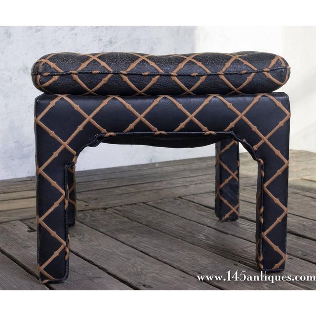 Contemporary 1970s Contemporary Square Tufted Benches - a Pair For Sale - Image 3 of 8