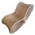 Vintage Sculptural Rattan Ribbon Lounge Chair - Organic Modern For Sale