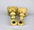 19th Century England Brass Push Up Candlestick Holders Set of 2 For Sale - Image 4 of 7