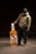 Mid 20th Century Vintage Double-Sided Copper Goose Bourbon Figural Bottle Advertising Sign For Sale - Image 5 of 8