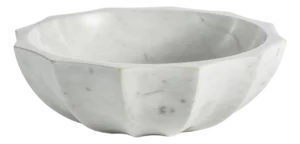 Fulham Scalloped Marble Bowl
