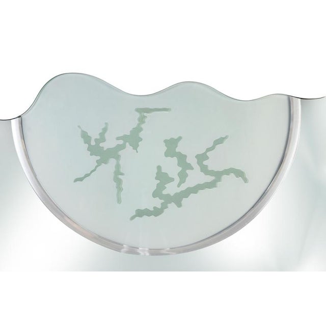 1990s Scornice Wall Mirror in Metal and Glass by Nanda Vigo, Italy, 1990s For Sale - Image 5 of 6