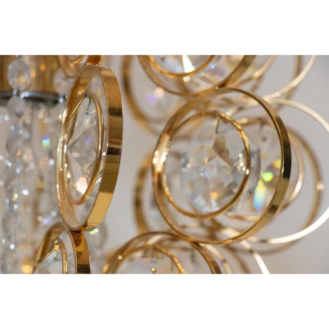 Orbit Chandelier Crystal & Gilt Brass by Gaetano Sciolari for Palwa, Germany, 1960s For Sale - Image 9 of 13