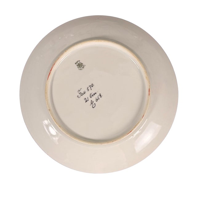 Hand-Painted Made in Prussia, Austria, Japan Floral Porcelain Plate Mixed Collection For Sale - Image 11 of 15