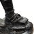 Japanese Samurai Bronze Tone Warrior Sculpture on Custom Wood Base 18" For Sale - Image 15 of 15