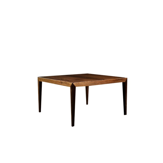Vintage Mid-Century Scandinavian Rosewood Coffee Table by Severin Hansen for Haslev Møbelfabrik, 1960s For Sale