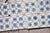 19th Century Portuguese Quatrefoil Tiles Set of 25 Blue & Antique White Decorative For Sale - Image 4 of 16