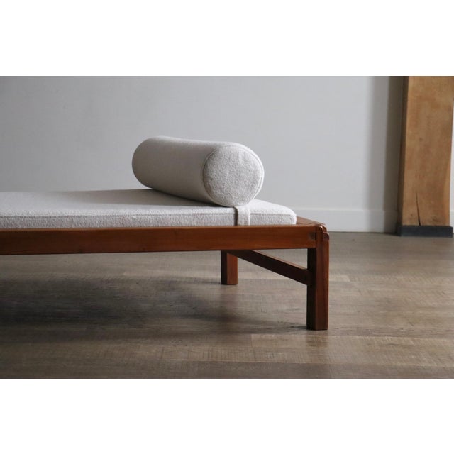 Brown L03 Daybed in Elm by Pierre Chapo, France, 1960s For Sale - Image 8 of 10