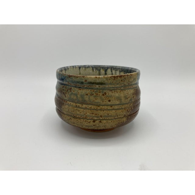 Vintage Studio Pottery Eric Norstad Tea Ceremony Matcha Tea Bowl Teacup For Sale - Image 4 of 7