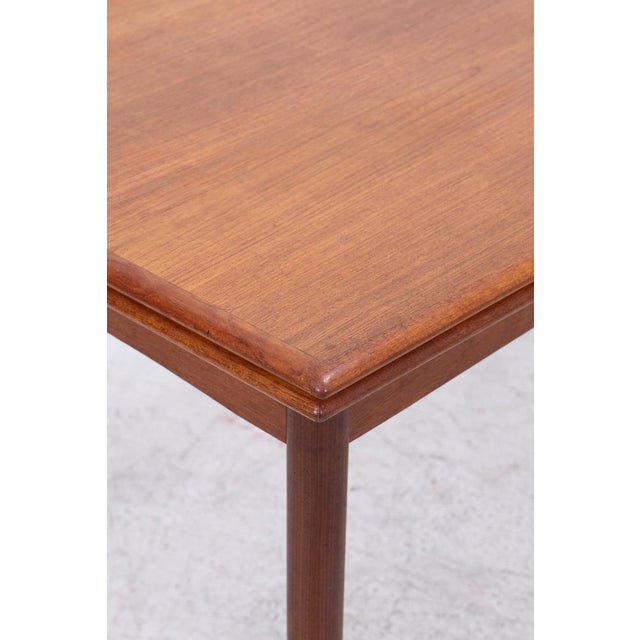 Wood Vintage Extendable Dining Table in Teak, 1960s For Sale - Image 7 of 14
