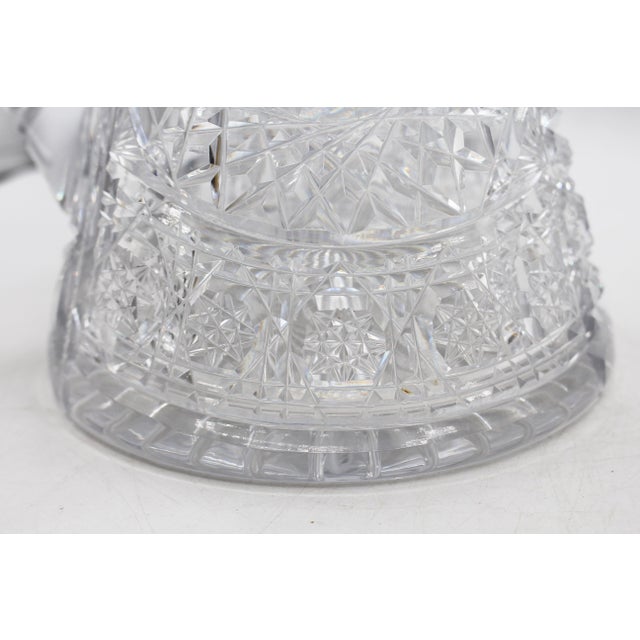 Glass Circa 1896-1916 American Brilliant Cut Glass Pitcher For Sale - Image 7 of 9