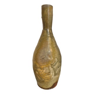 Enameled Stoneware Vase by Justin Dutel from Atelier De La Borne, 1970s For Sale