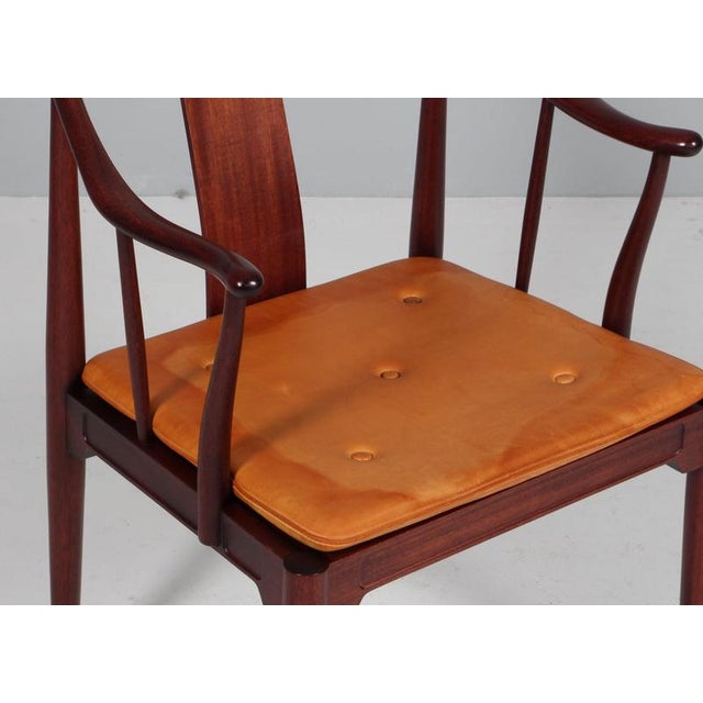 Fritz Hansen Model 4283 Chinese Chair attributed to Hans J. Wegner for Fritz Hansen For Sale - Image 4 of 8