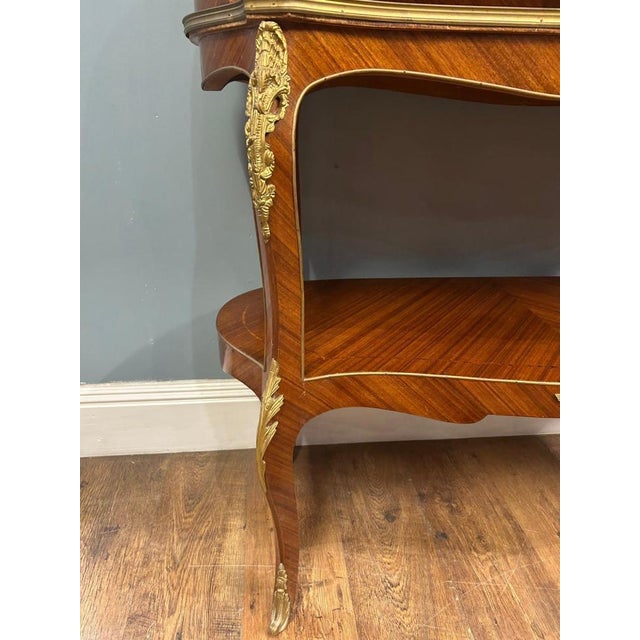 Gold French Console Table in Kingwood For Sale - Image 8 of 18