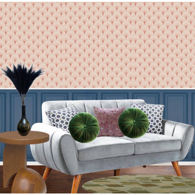 Tall Murano Green Brown Speckled Art Glass Vase For Sale - Image 10 of 12