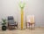 The Palma lamp was made in the 1970s, Italian production. The lamp is made of brass and Murano glass in yellow and green....