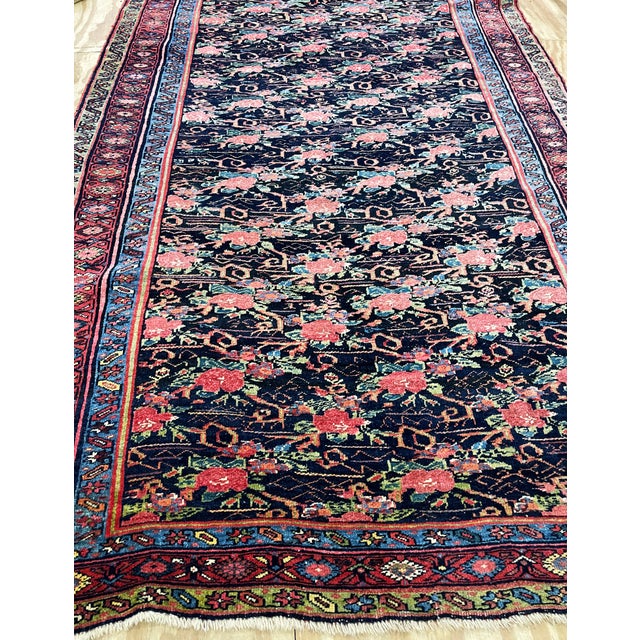 Antique Persian Bijar Halvayi Carpet For Sale - Image 9 of 11