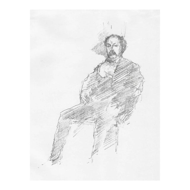 1895 James Whistler the Doctor, My Brother Lithograph For Sale