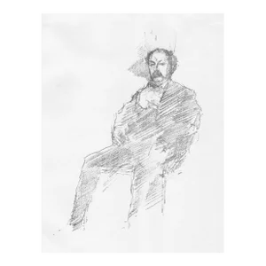 1895 James Whistler the Doctor, My Brother Lithograph