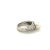 Contemporary South Sea Pearl with Round Diamond Pave Side stones in Platinum Ring, Size 5 For Sale - Image 3 of 5