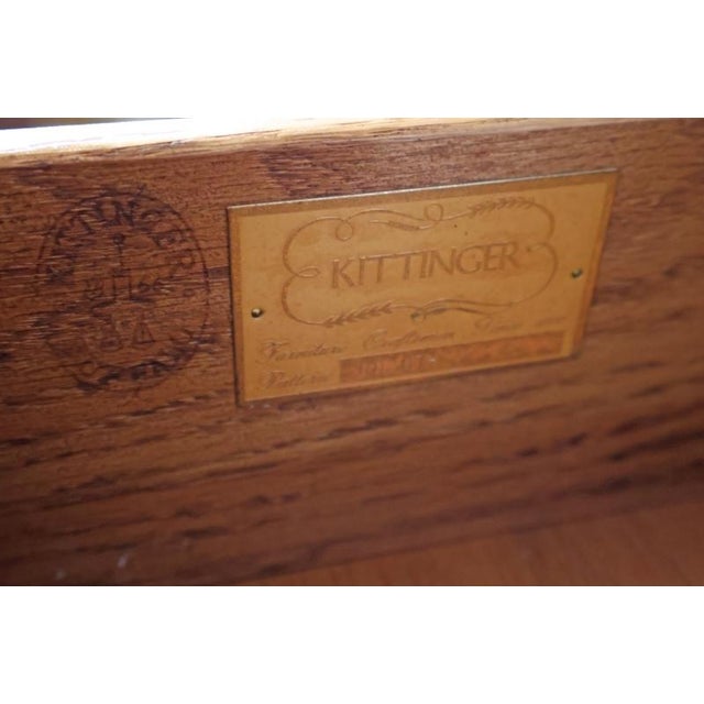 Wood 1980s Kittinger Federal Hepplewhite Style Mahogany Inlaid Server Buffet Sideboard For Sale - Image 7 of 13
