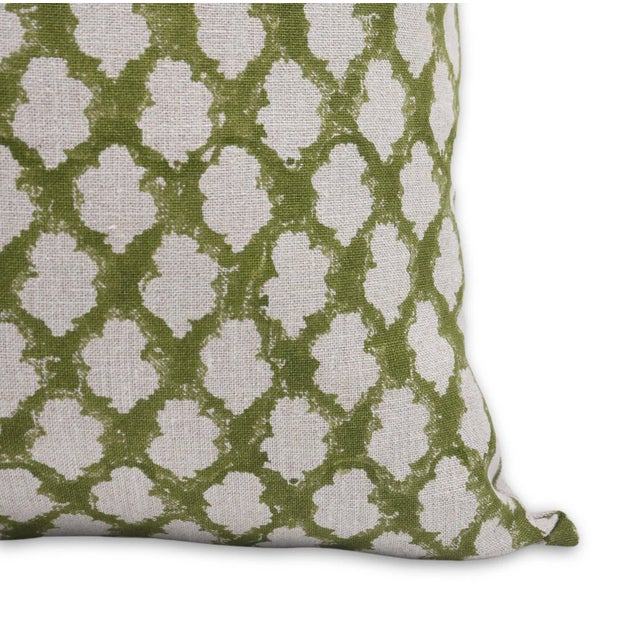 Not Yet Made - Made To Order Fabdivine Linen Cushion Cover 14x14 Inch - Badal For Sale - Image 5 of 7
