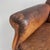 Art Nouveau Armchairs with Armrest in Brown Leather, England, 1920s, Set of 2 For Sale - Image 9 of 18