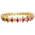 Natural Ruby & 5 Ct Diamond Bangle/Bracelet in 22 Karat Yellow Gold 29.4 Grams For Sale - Image 15 of 18